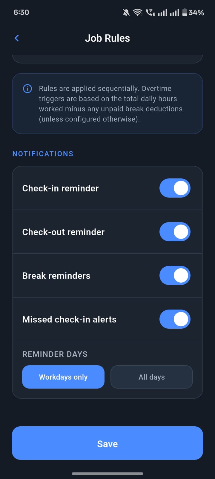 Smart reminders